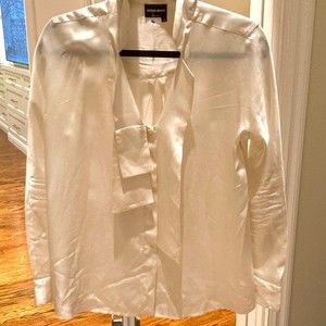 Giorgio Armani silk shirt size Italian size42
